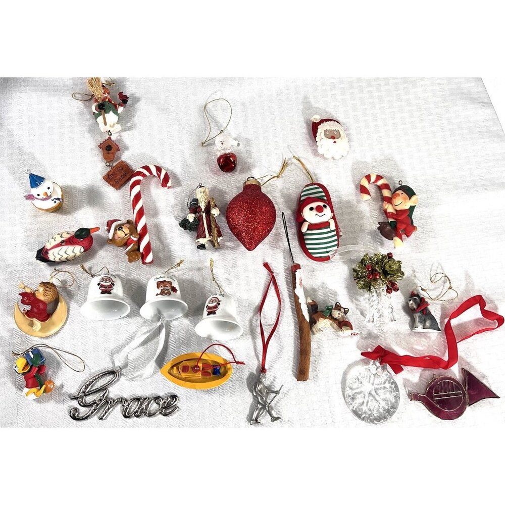 Vintage‎ Christmas Ornaments Eclectic Kitschy Mix!